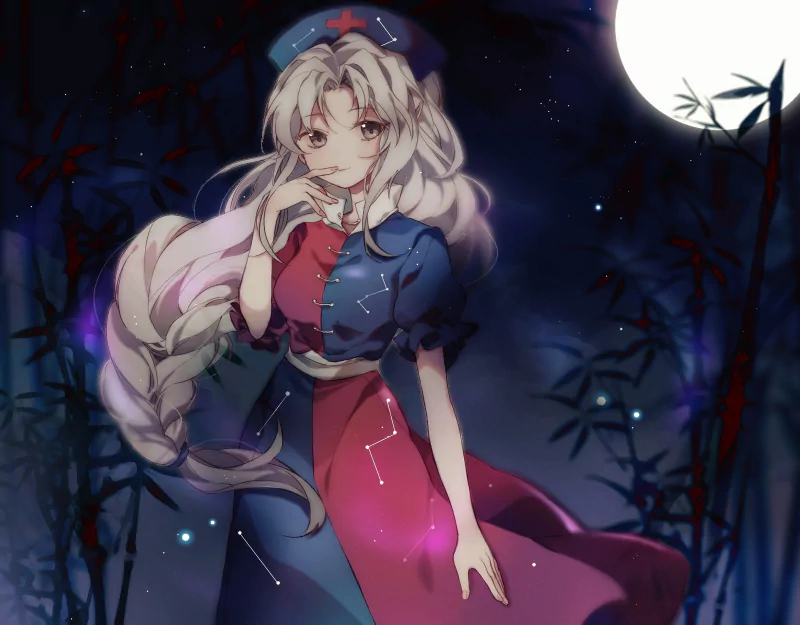 Eirin Yagokoro Anime Touhou Image