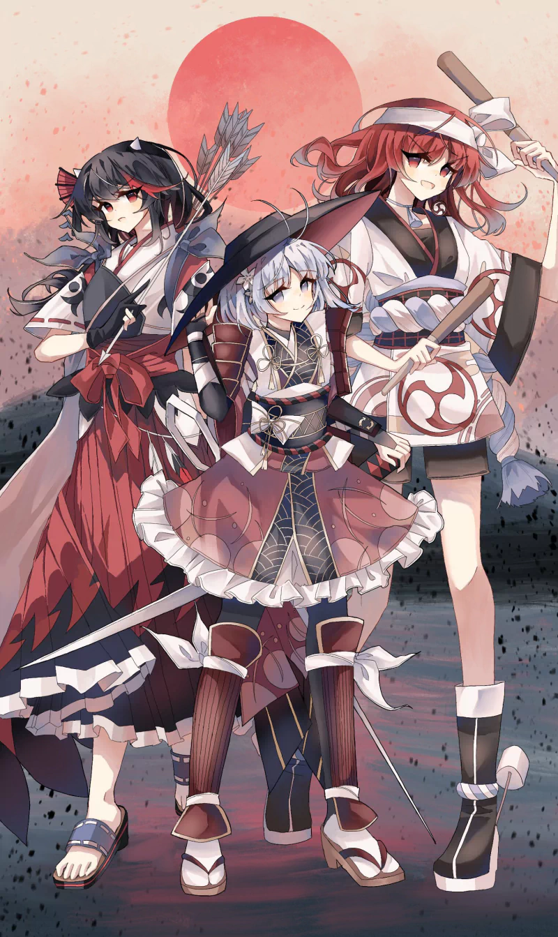 Raiko Horikawa Shinmyoumaru Sukuna Seija Kijin Anime Touhou Image