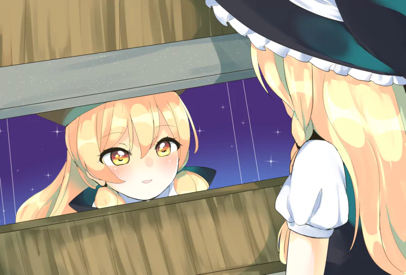 Marisa Kirisame Okina Matara Anime Touhou Image