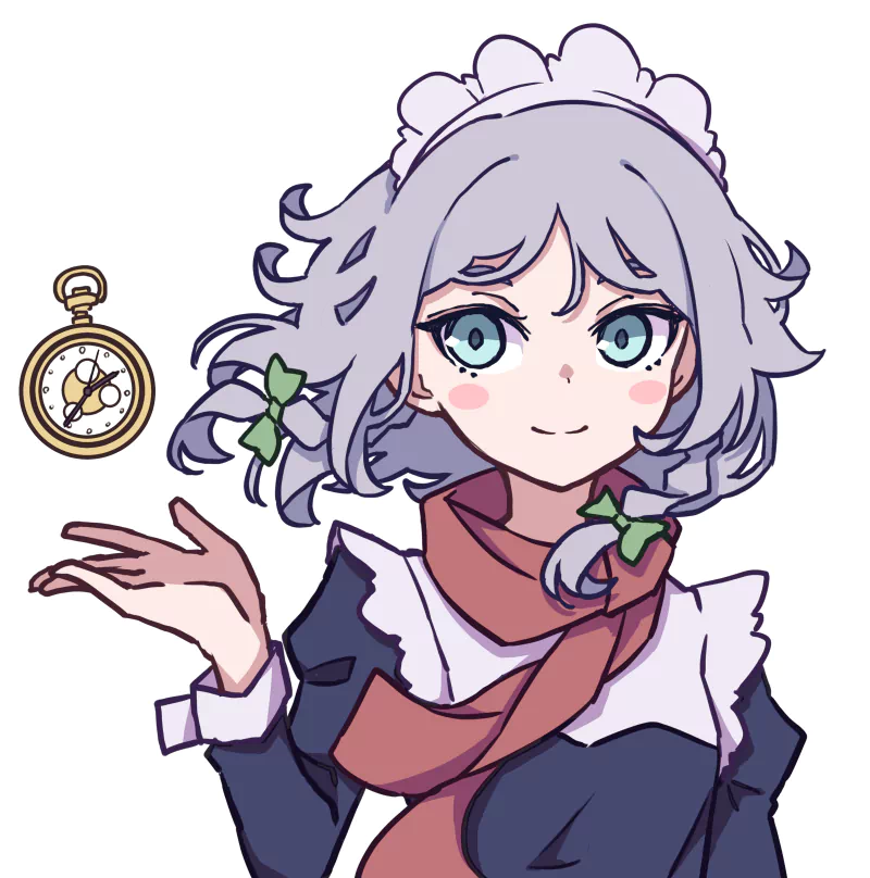 Sakuya Izayoi Anime Touhou Image