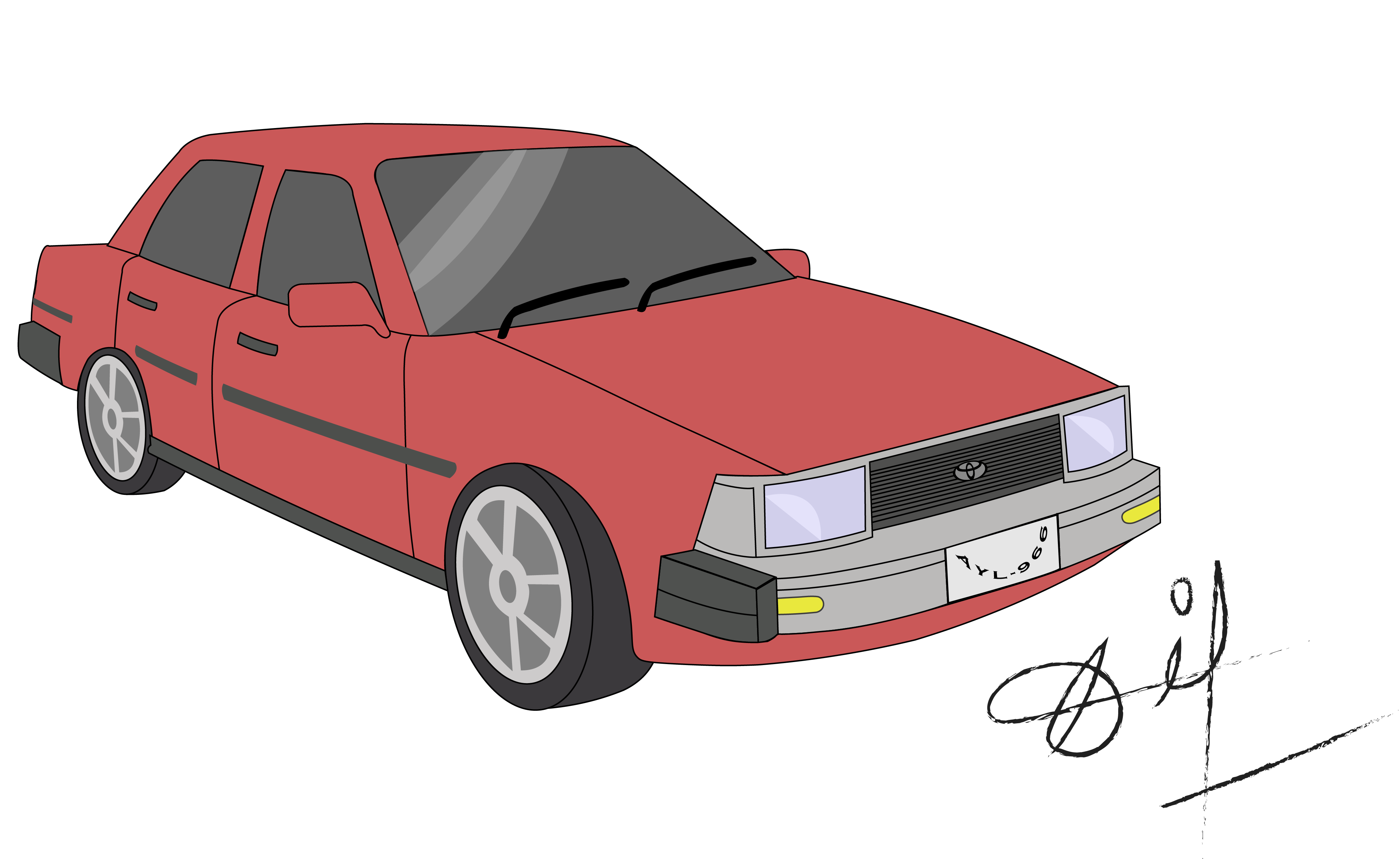 2D vector Car by basif987