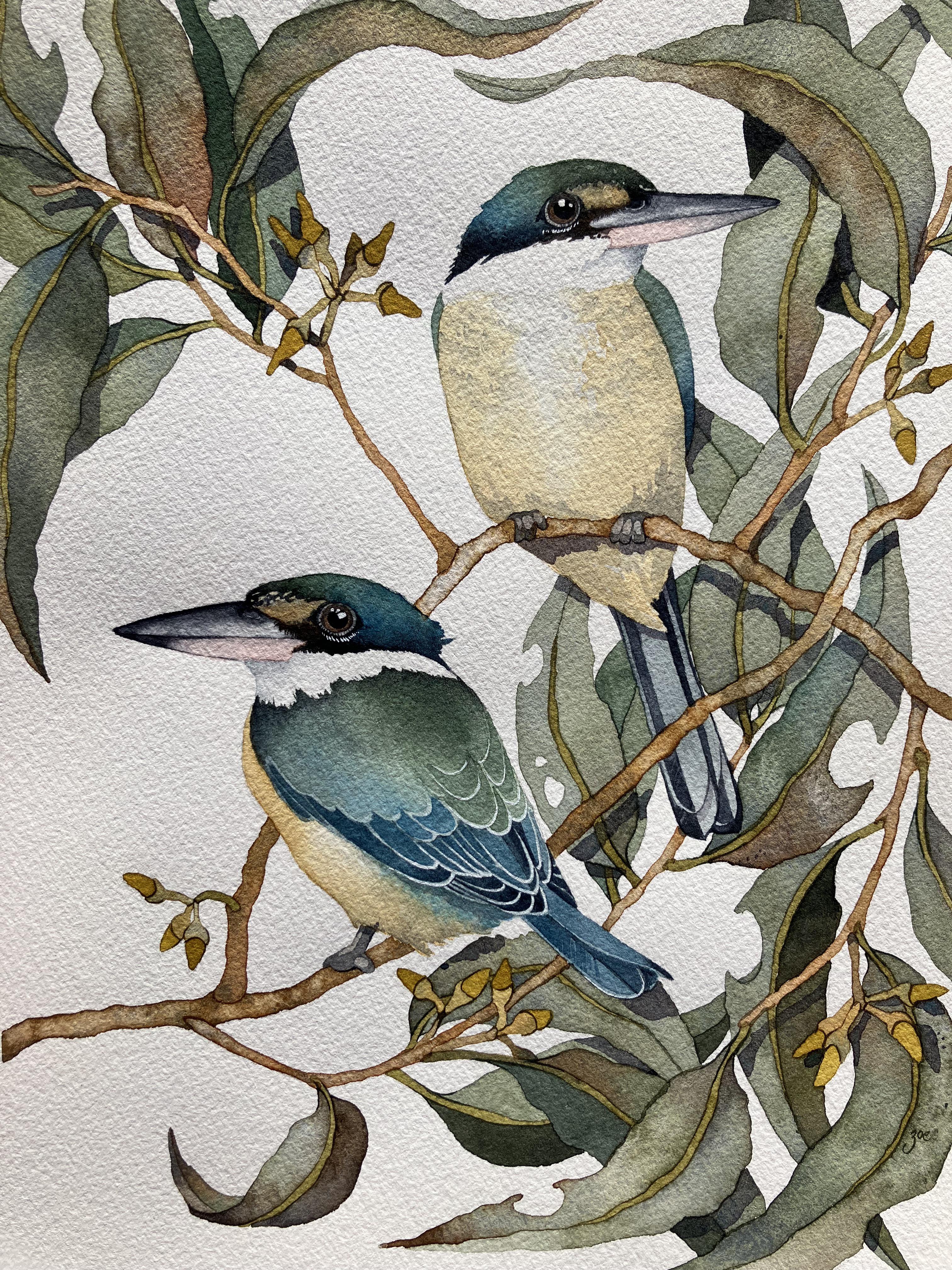 Sacred Kingfishers by kookaburra_kool