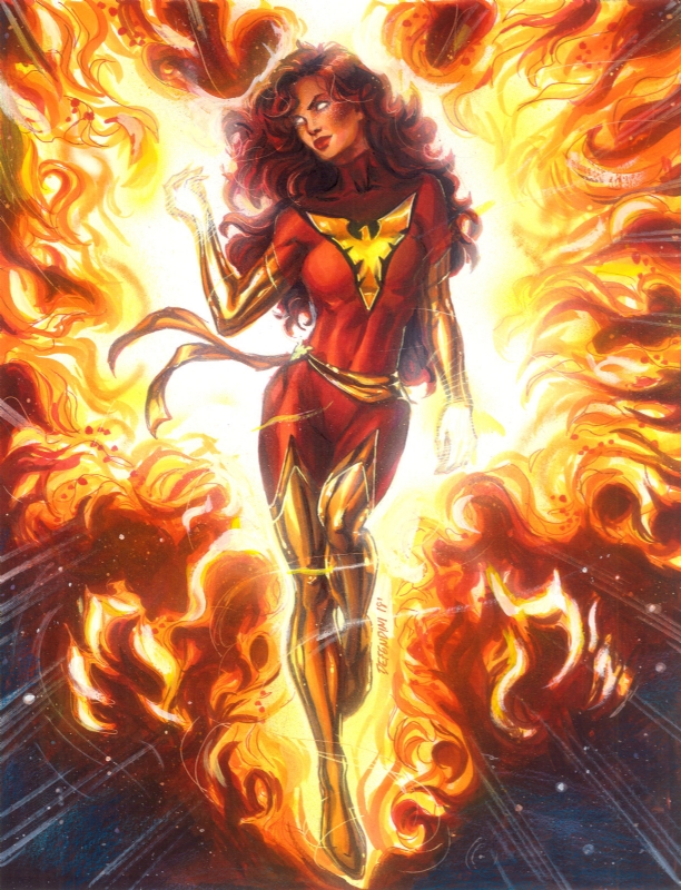 Dark Phoenix Art by Steven Defendini