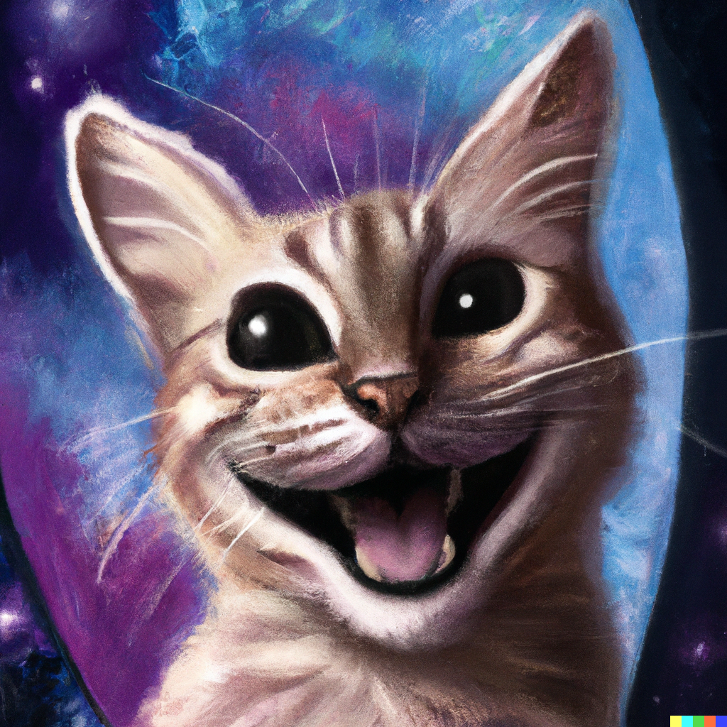 Dall.E space cat