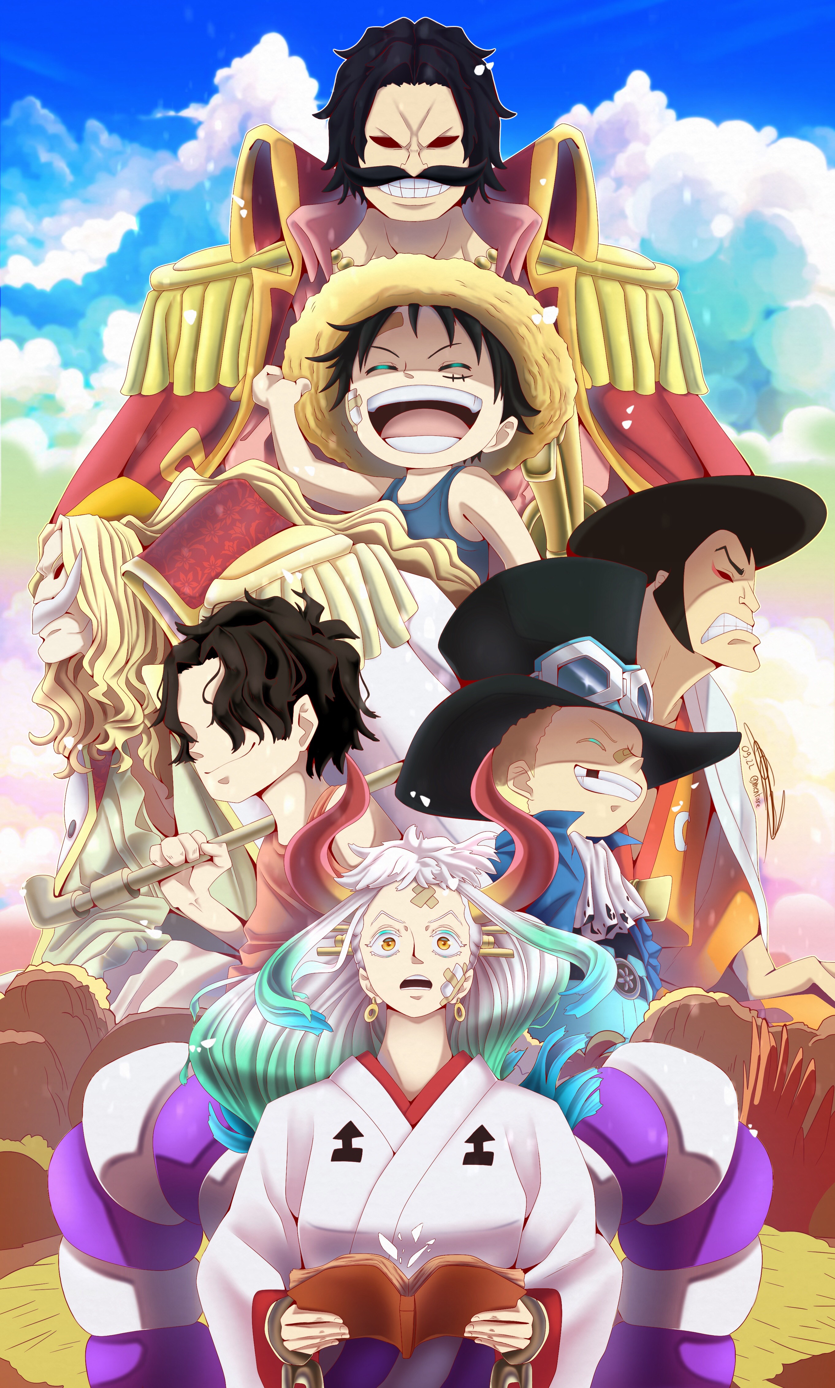 Anime One Piece Art by Mentare