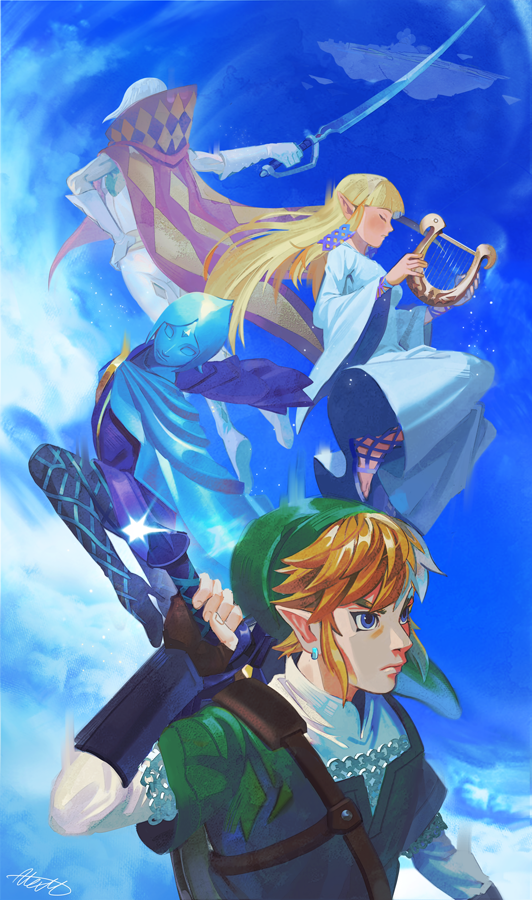 The Legend Of Zelda Art by Uzucake