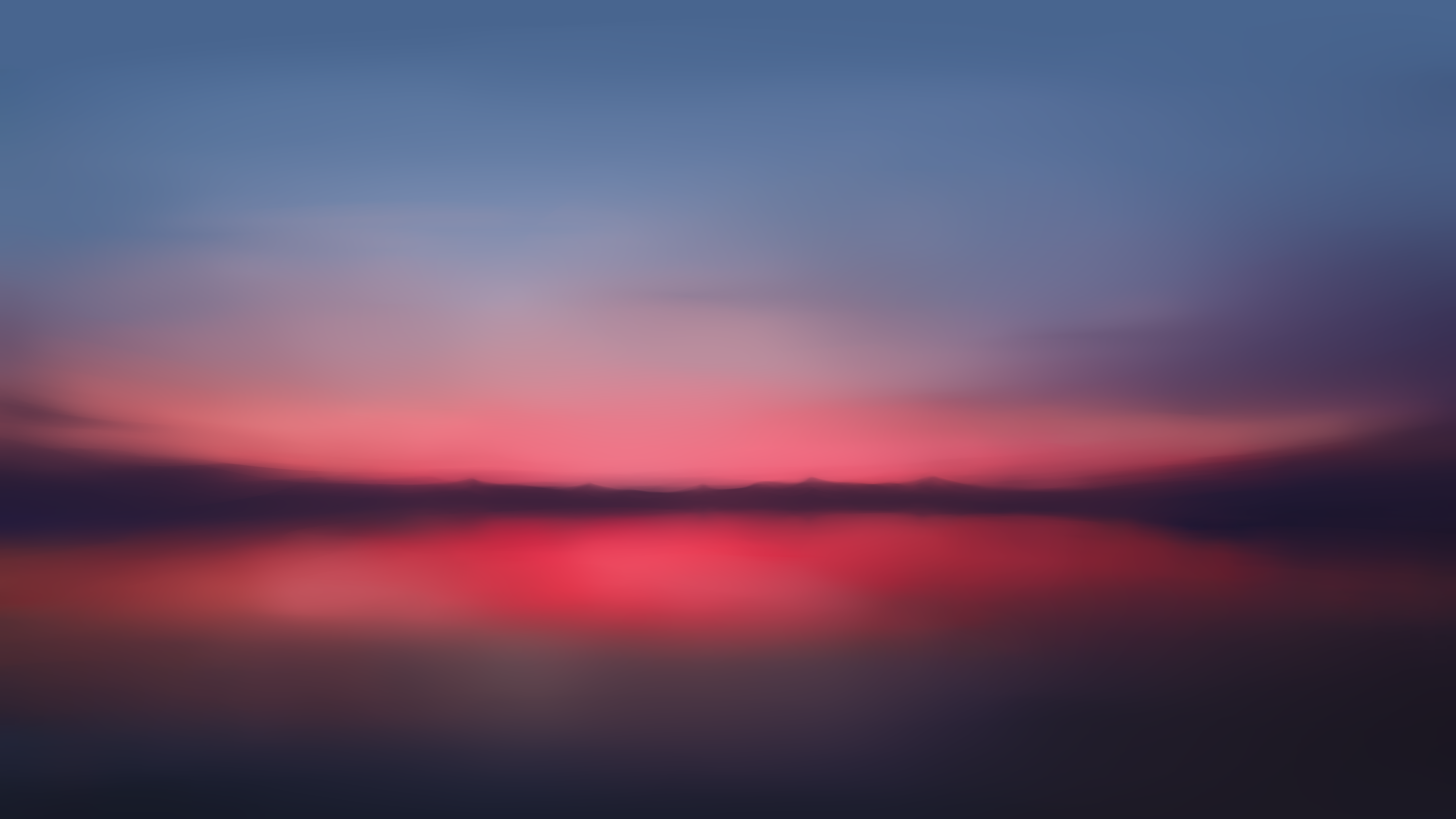 Colorful red sunset on the lake in the mountains 5K wallpaper by dpcdpc11