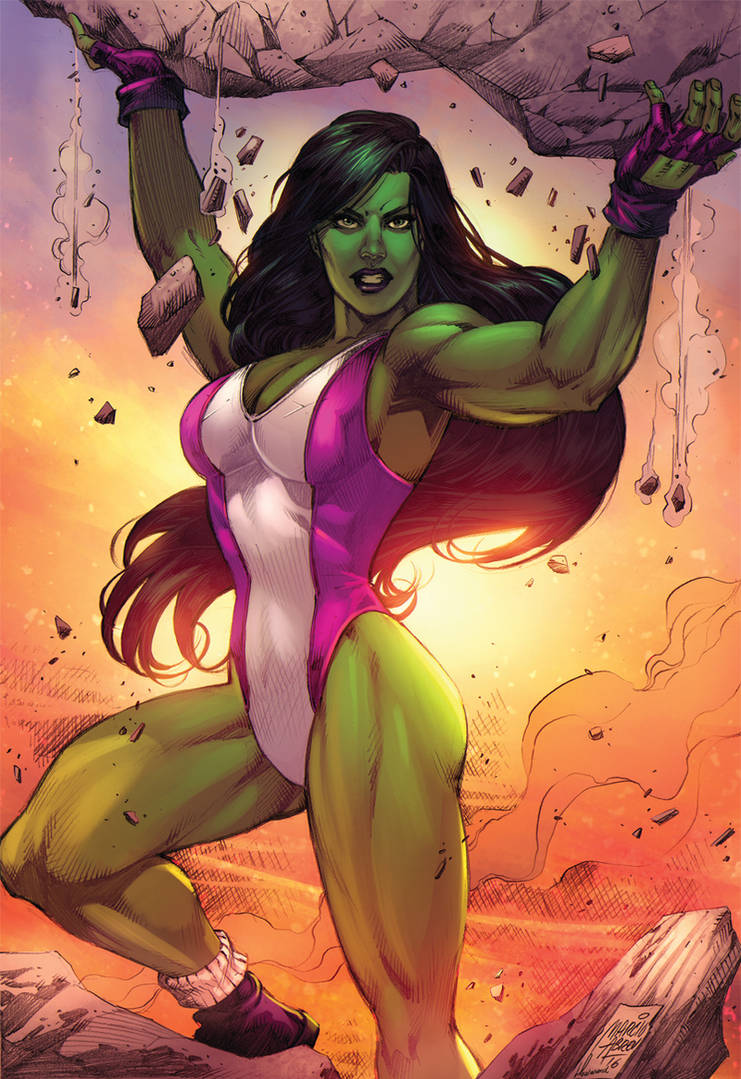 She-Hulk Art by marcioabreu7
