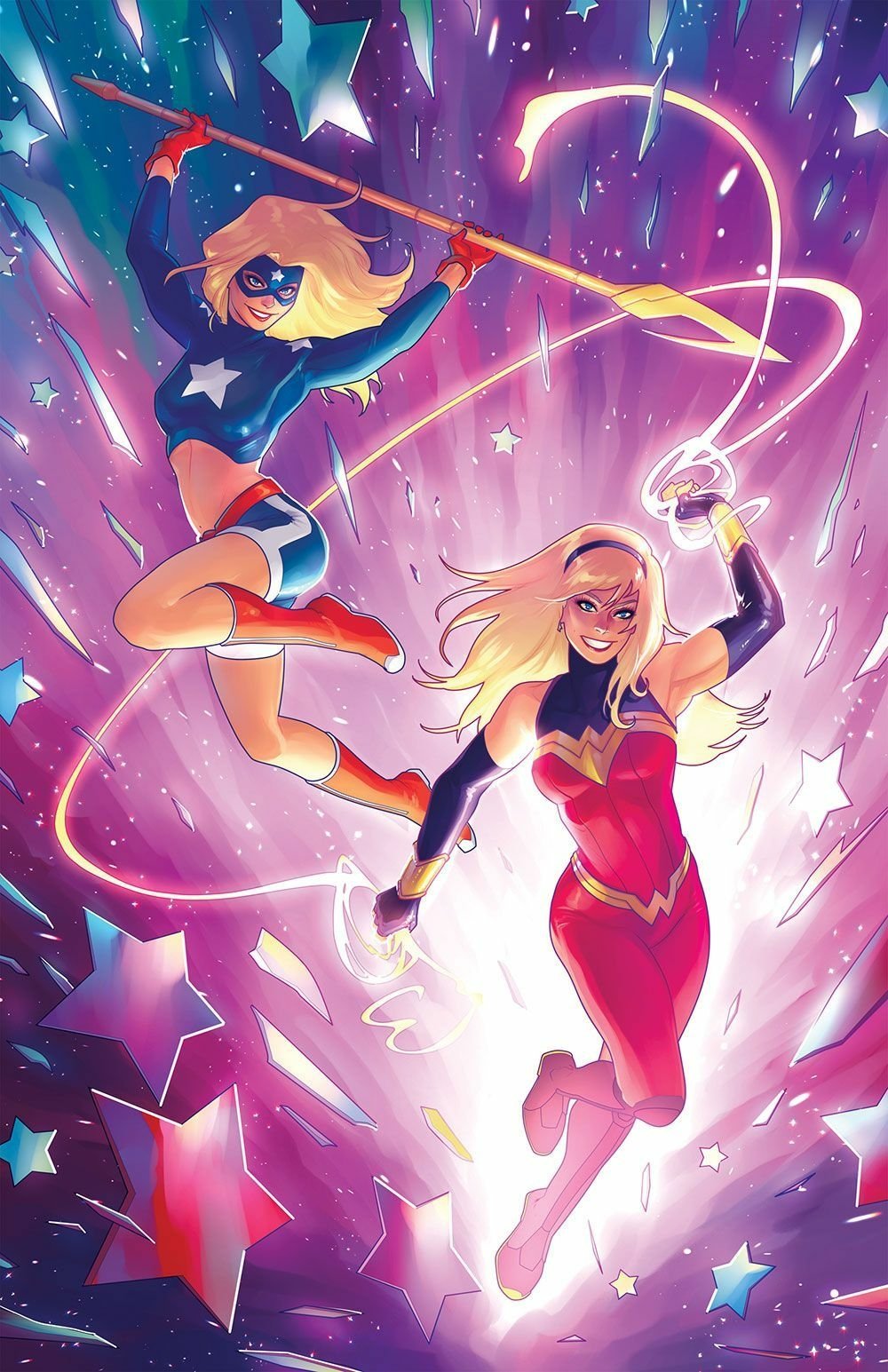 Download Courtney Whitmore Stargirl (DC Comics) Cassandra Sandsmark Wonder Girl Comic Young Justice Art