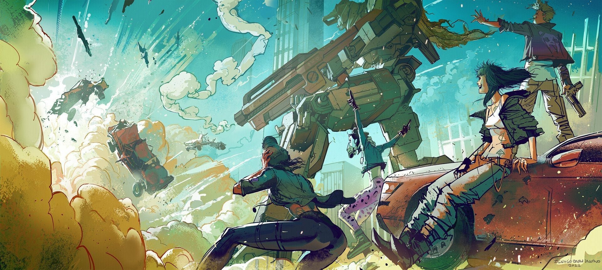 Download Sci Fi Gang Art