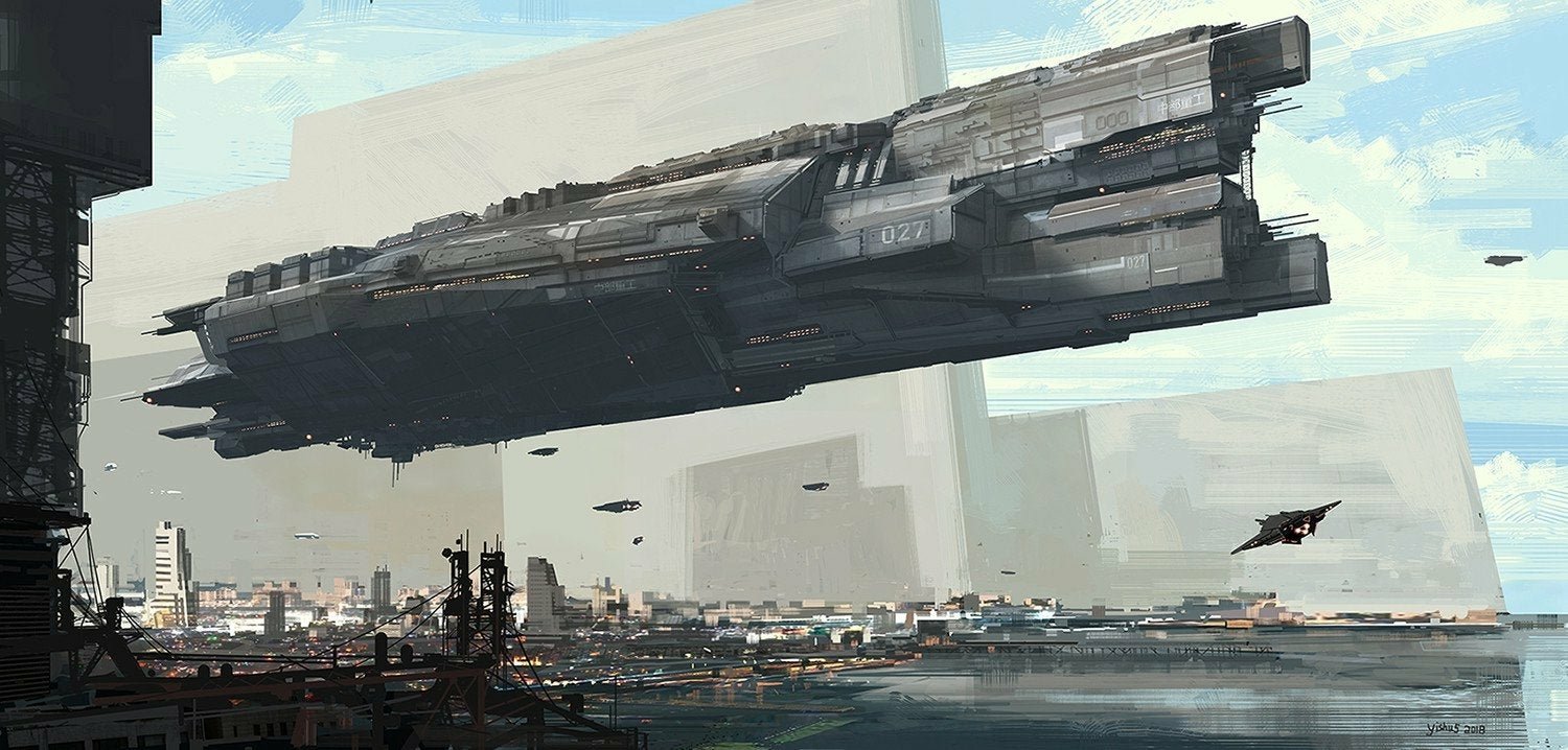 Download Sci Fi Spaceship Art