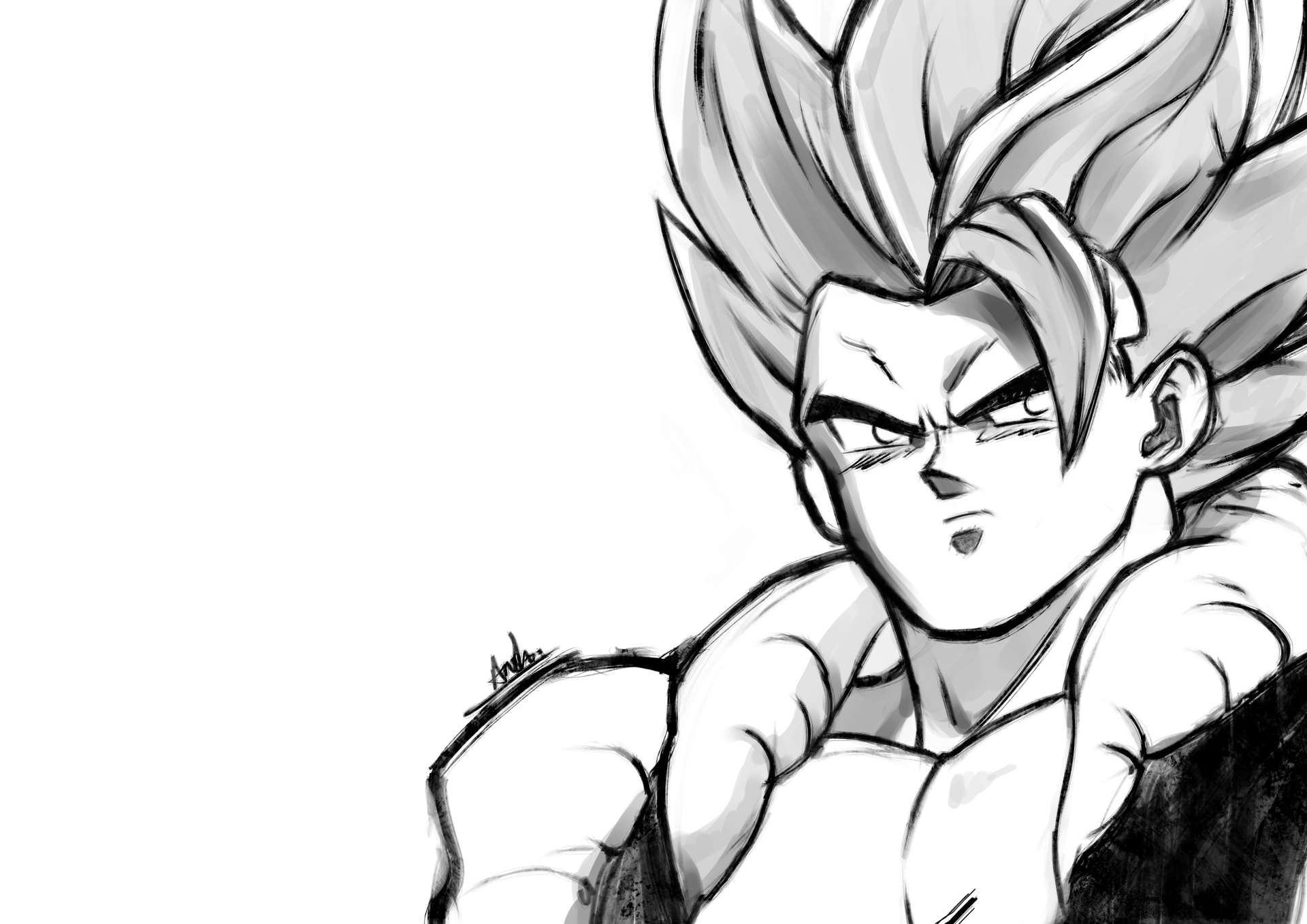 Gogeta by vibrant snow