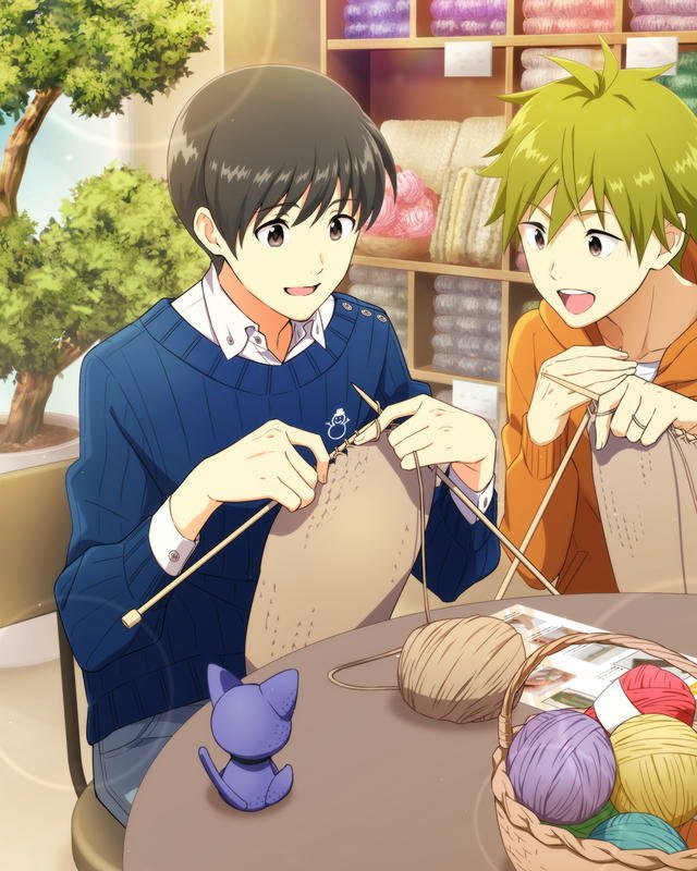 Download Hayato Akiyama Jun Fuyumi Anime THE IDOLM@STER: SideM Art