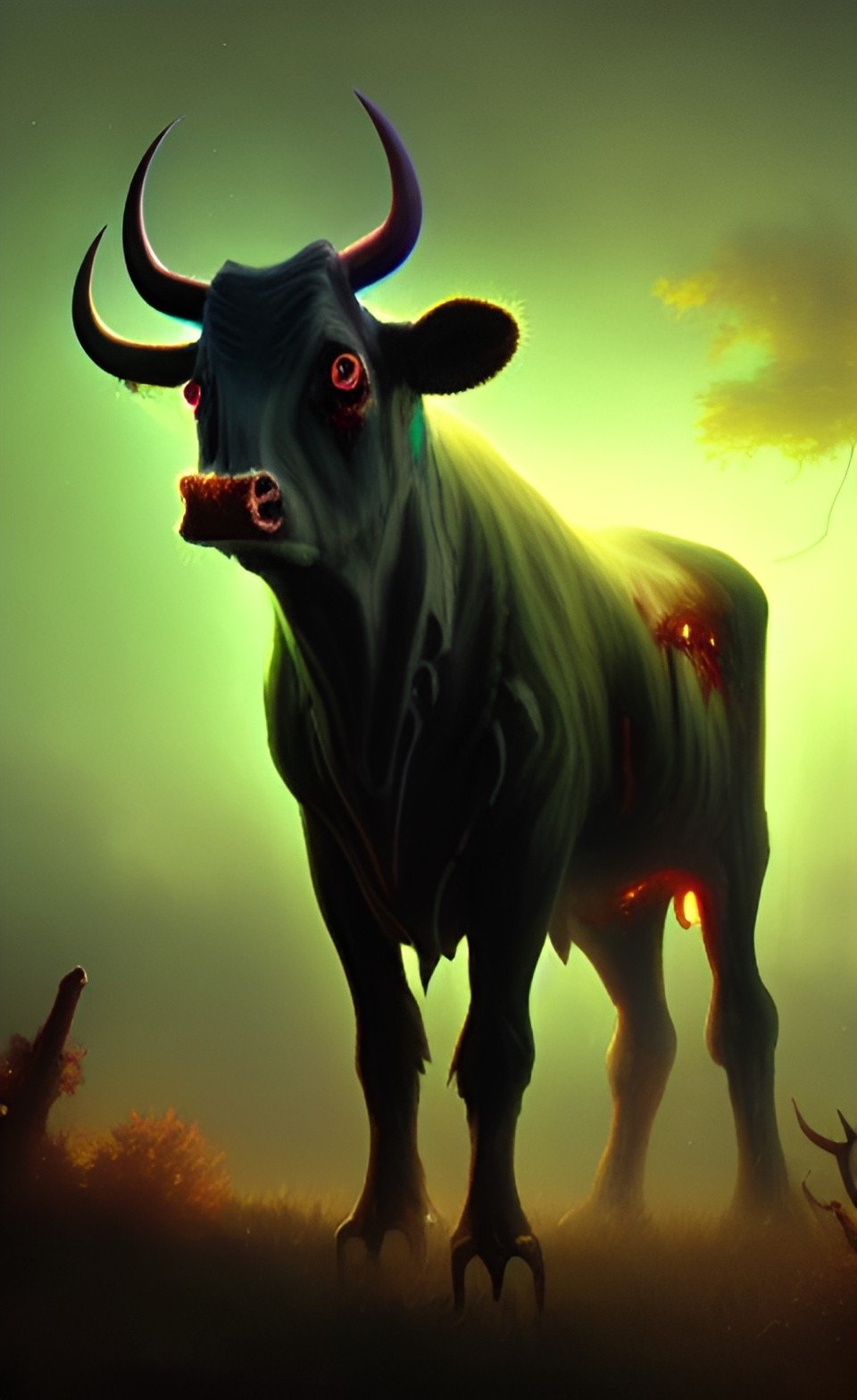 Download Dark Cow Art by Kyoshiro31