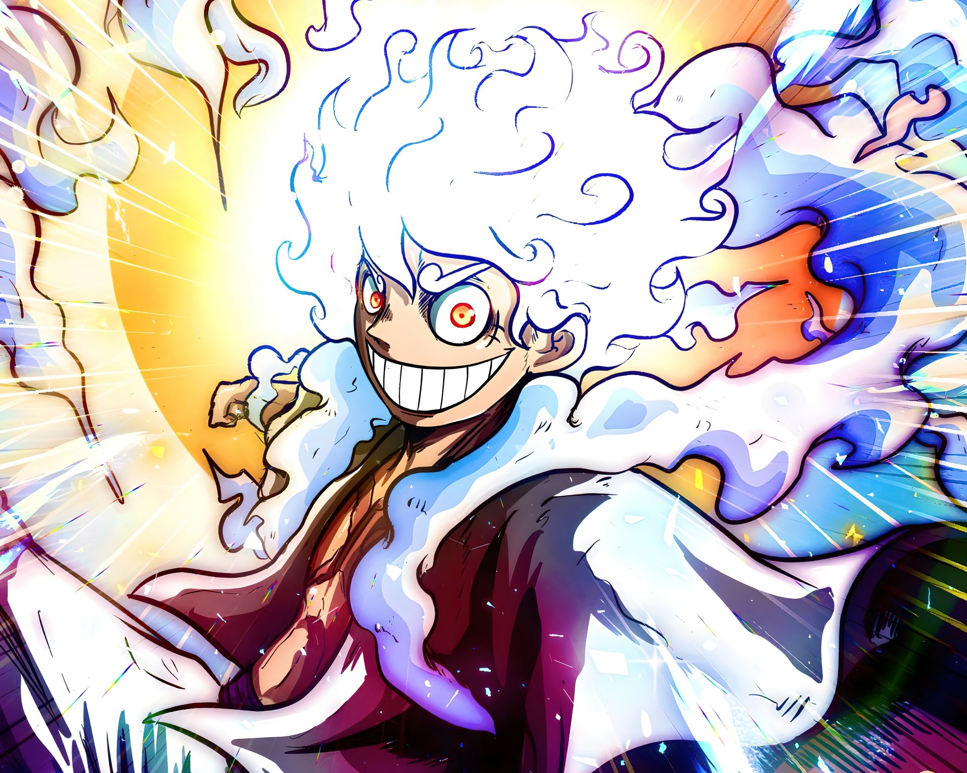 Download Gear 5 (One Piece) Monkey D. Luffy Anime One Piece Art