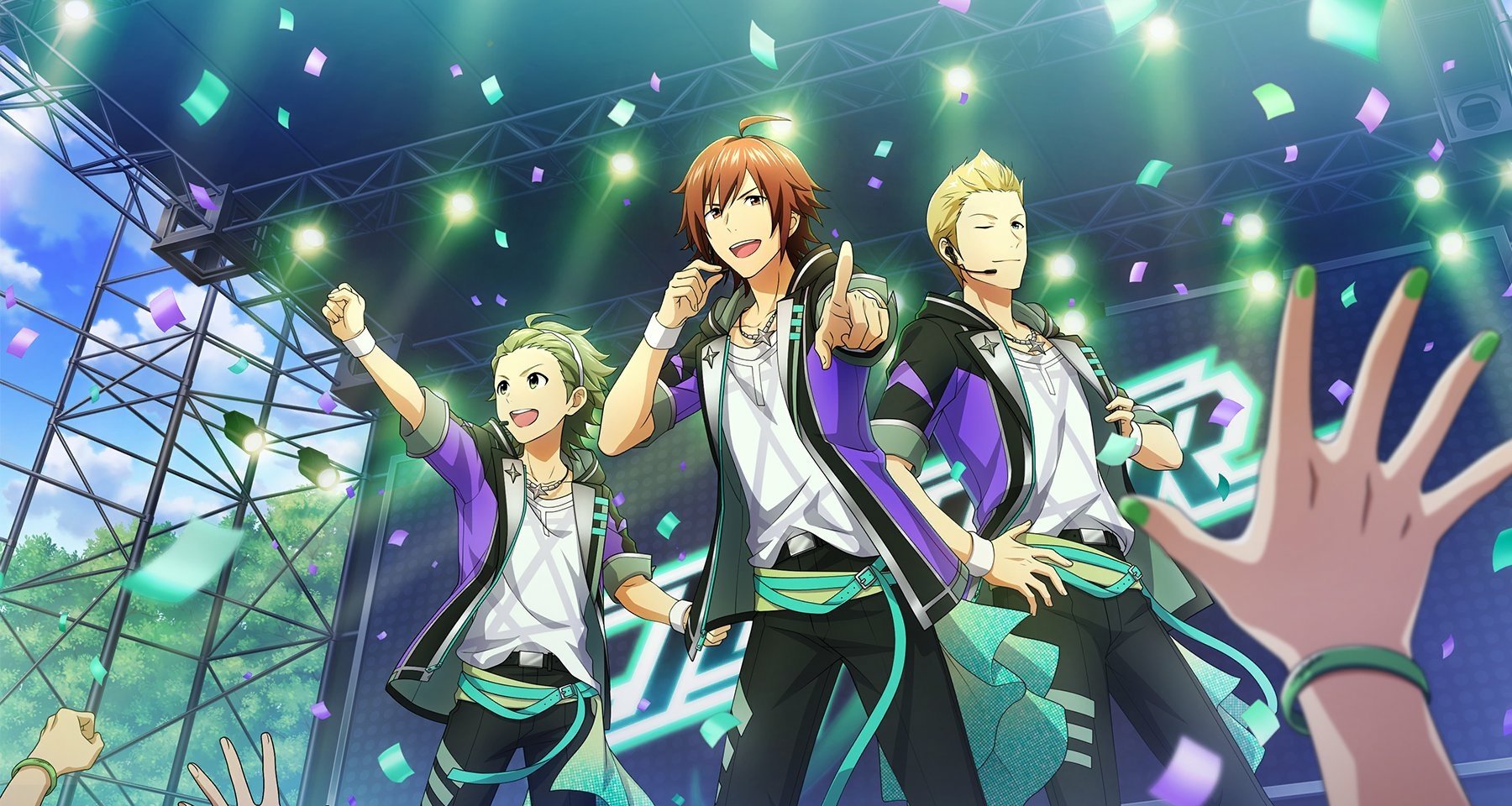 Download Hokuto Ijuuin Shouta Mitarai Touma Amagase Anime THE IDOLM@STER: SideM Art