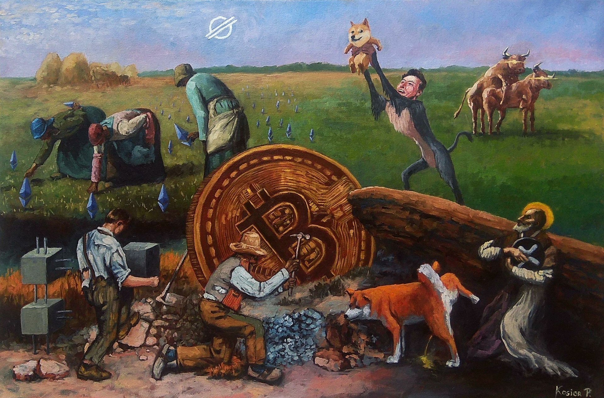 Download Technology Cryptocurrency Art
