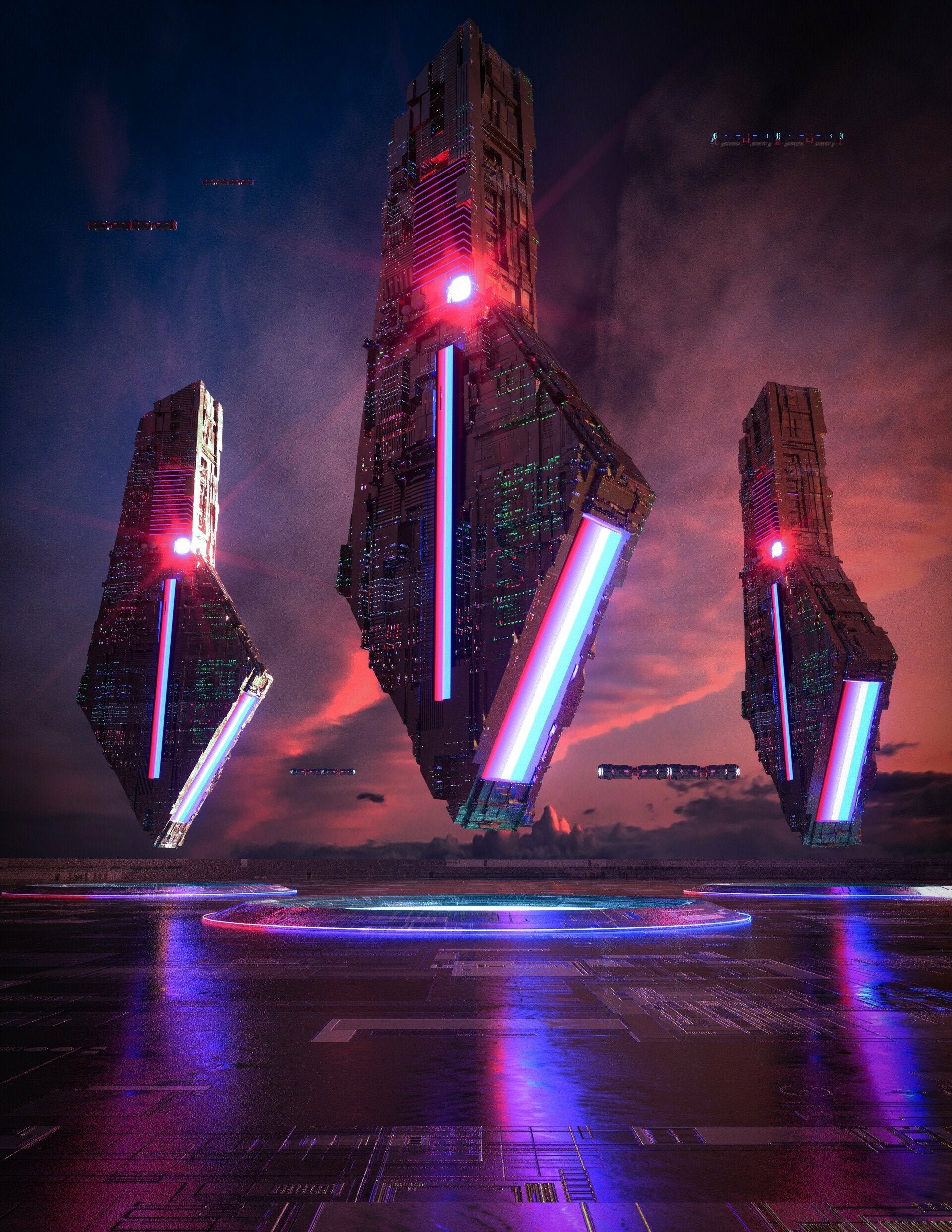 Download Sci Fi Spaceship Art