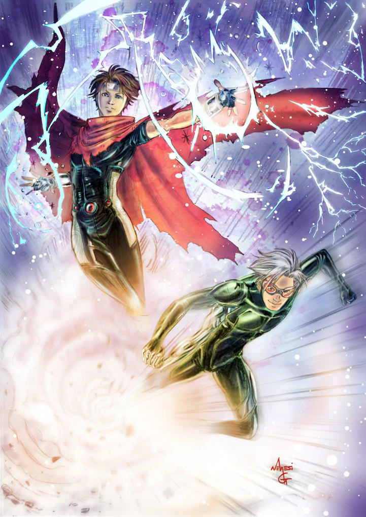 Speed (Marvel Comics) Wiccan (Marvel Comics) Comic Wiccan and Speed Image