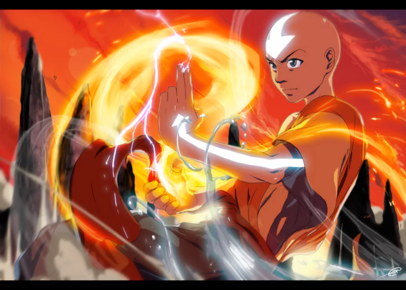 Aang (Avatar) Anime Avatar: The Last Airbender Image