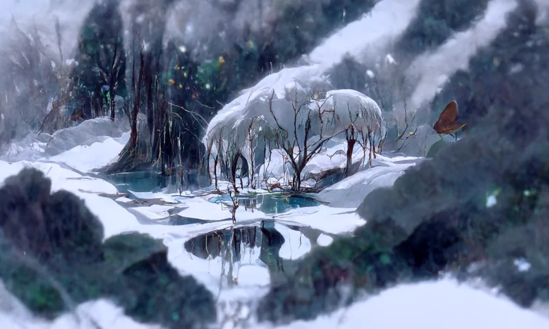 forest snow Image