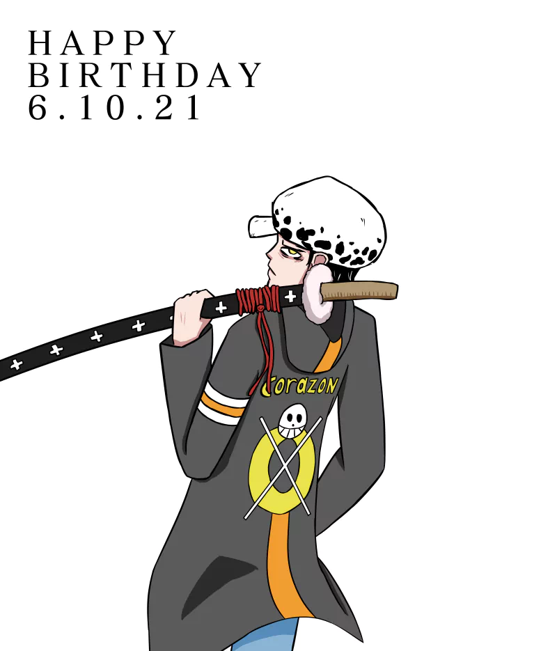 birthday Trafalgar Law Anime One Piece Image