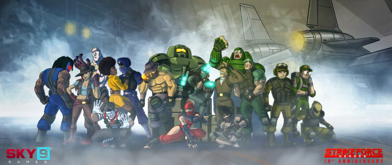  Strike Force Heroes 10th Anniversary by Michael Sleva