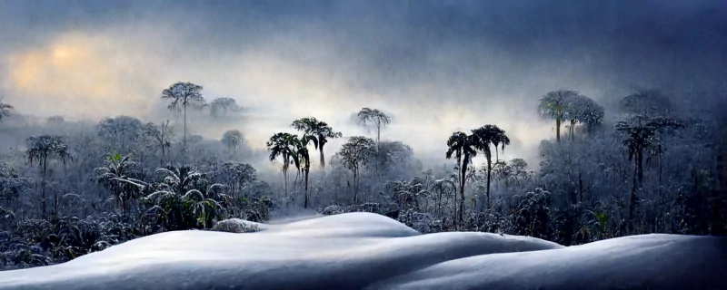 snow jungle Image