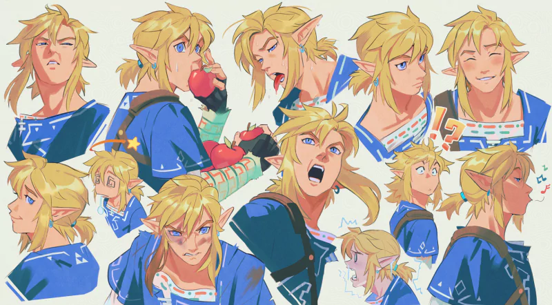 Link video game The Legend of Zelda: Breath of the Wild Image