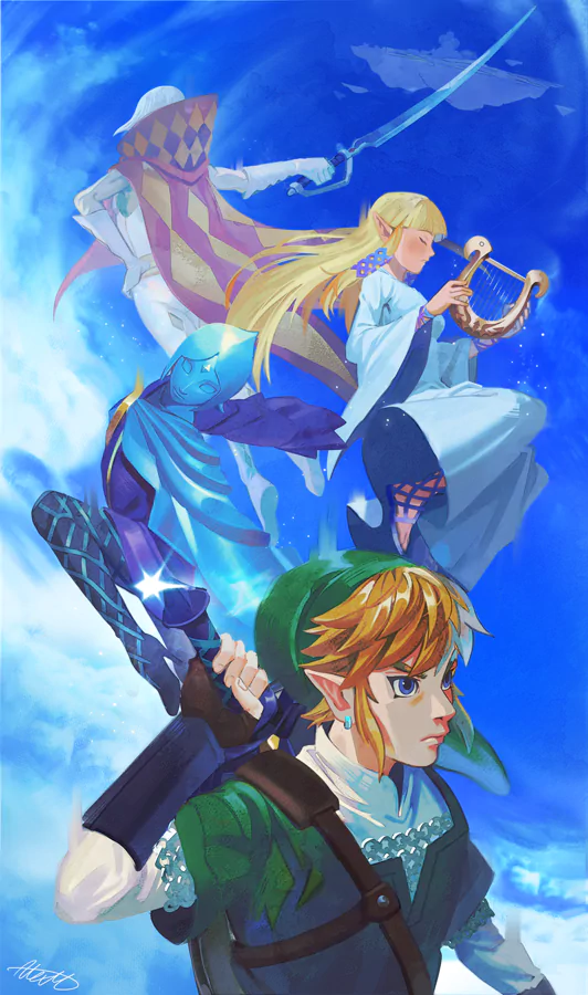 Link Ghirahim (The Legend Of Zelda) Fi (The Legend Of Zelda) Princess Zelda video game The Legend of Zelda Image