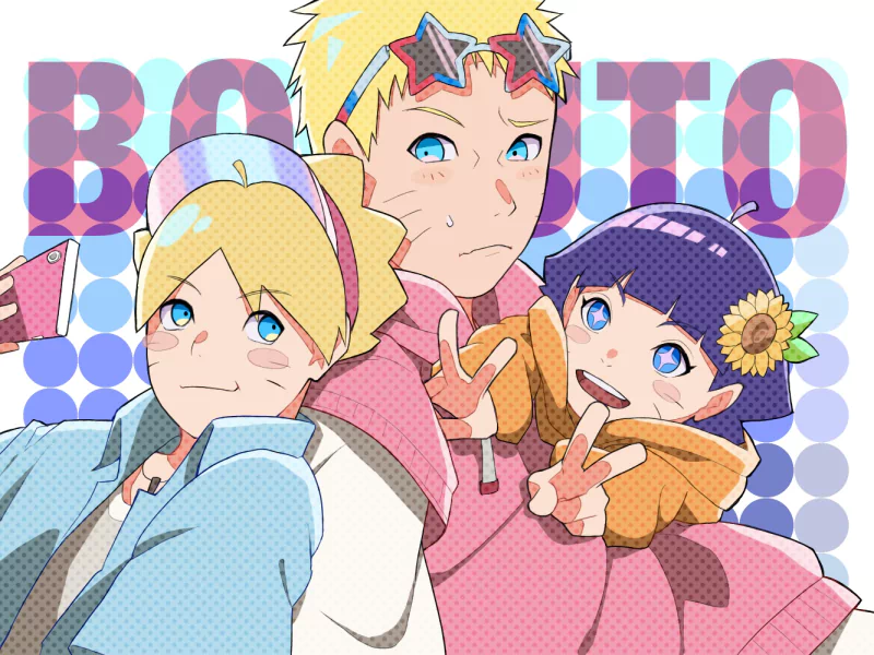 Himawari Uzumaki Naruto Uzumaki Boruto Uzumaki Anime Boruto Image