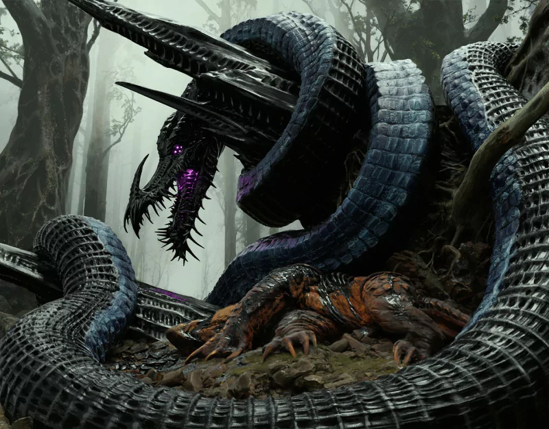  [/r/ImaginaryBeasts] Defiler of Vigor by Chase Stone