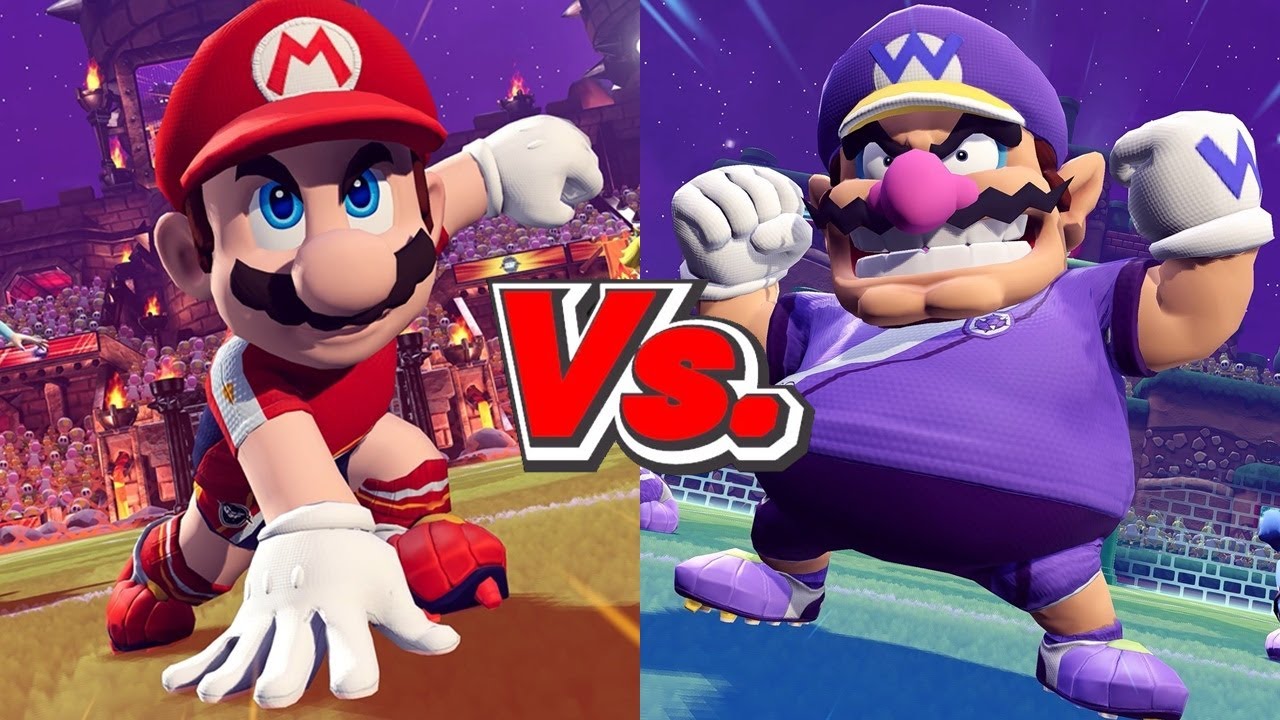Mario (Rockets) VS Wario (Spikes) ⚽🎮 by Xgamer 744
