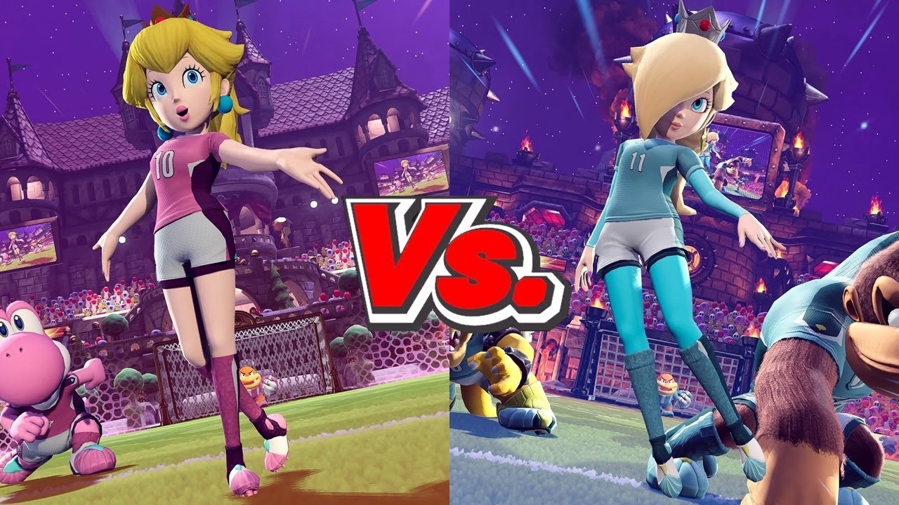 Peach (Magicians) Vs. Rosalina (Bolts) ⚽🎮 by Xgamer 744