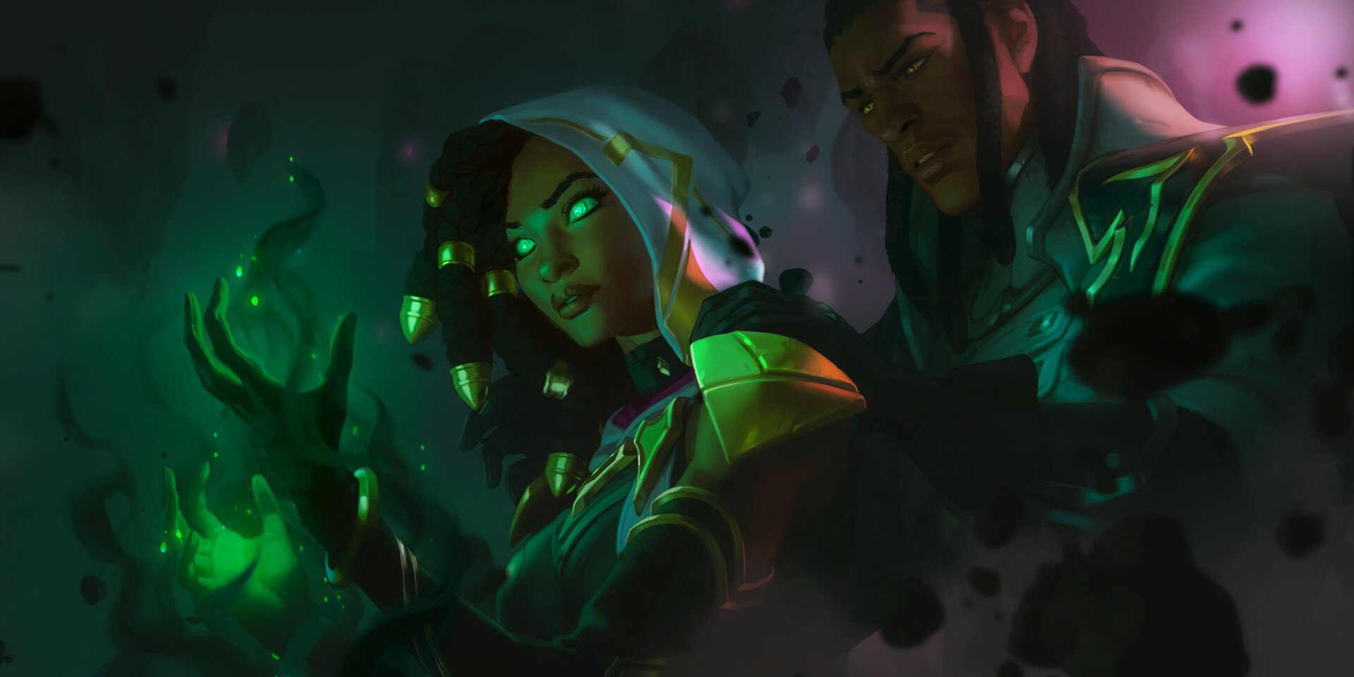 Download Senna (League Of Legends) Lucian (League Of Legends) Video Game Legends Of Runeterra Art