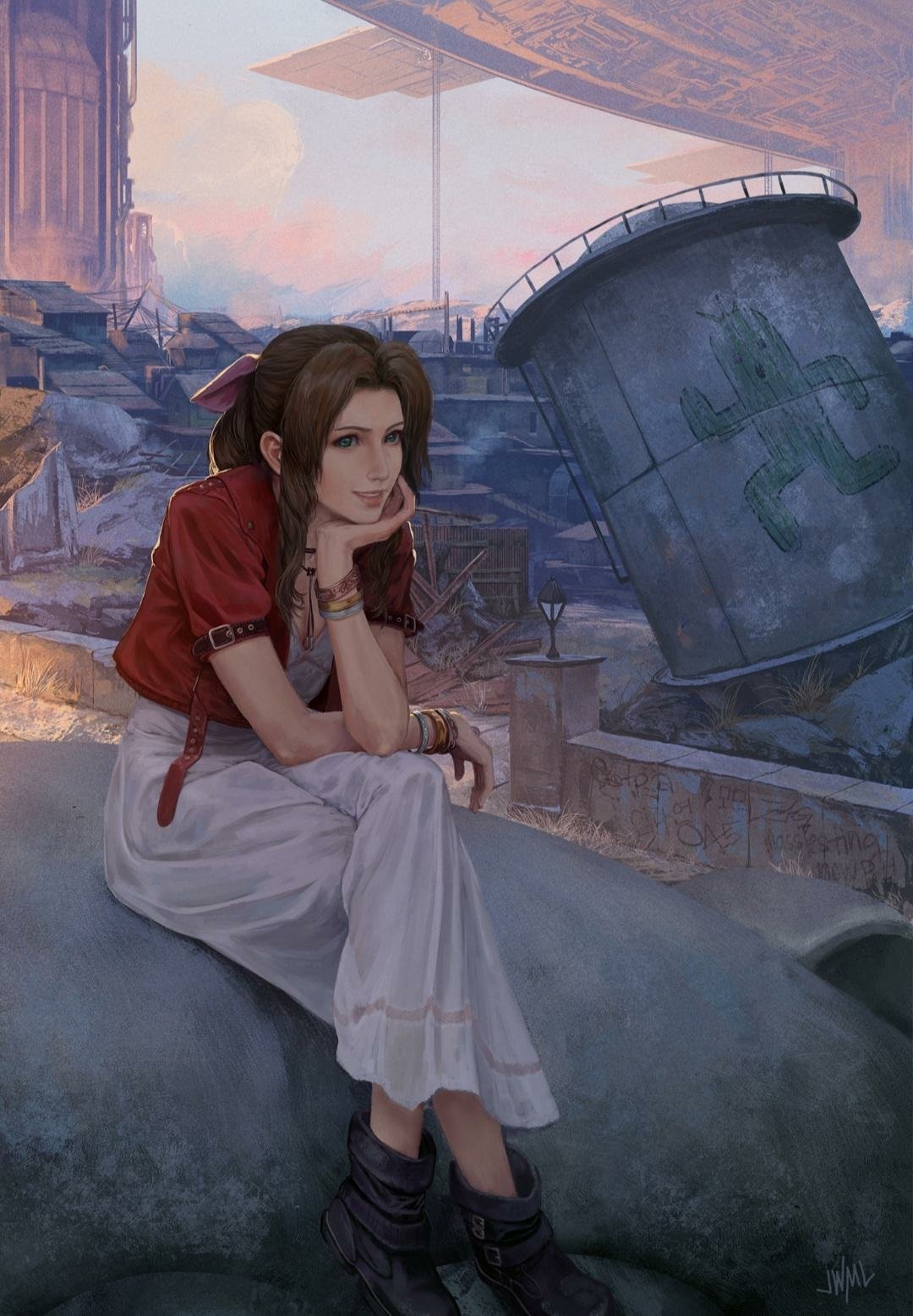 Download Aerith Gainsborough Video Game Final Fantasy VII Art