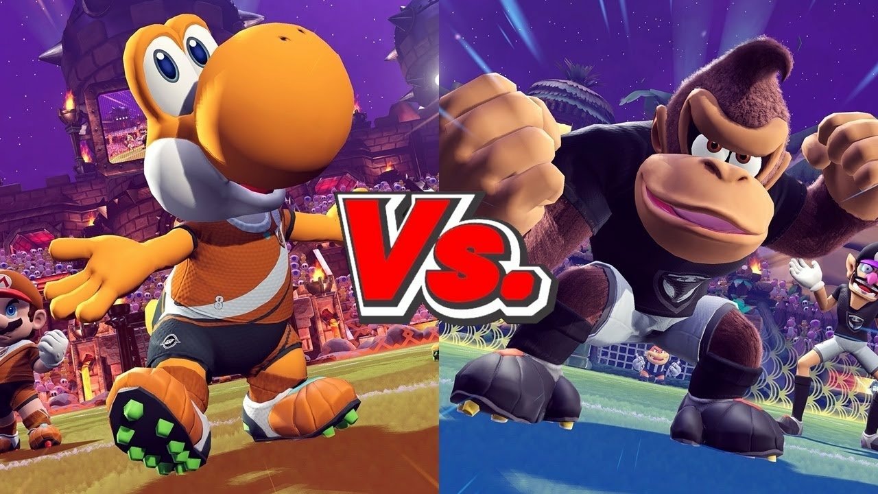 Yoshi (Comets) VS Donkey Kong (Cyclones) ⚽🎮 by Xgamer 744