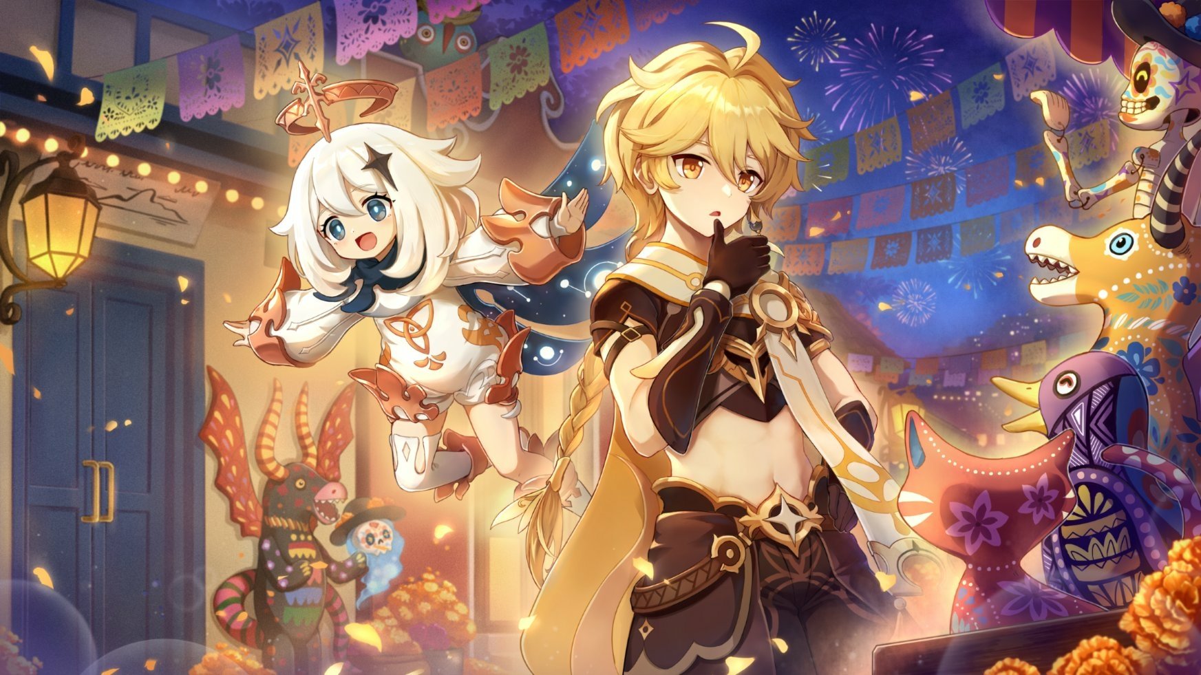 Download Paimon (Genshin Impact) Aether (Genshin Impact) Video Game Genshin Impact Art