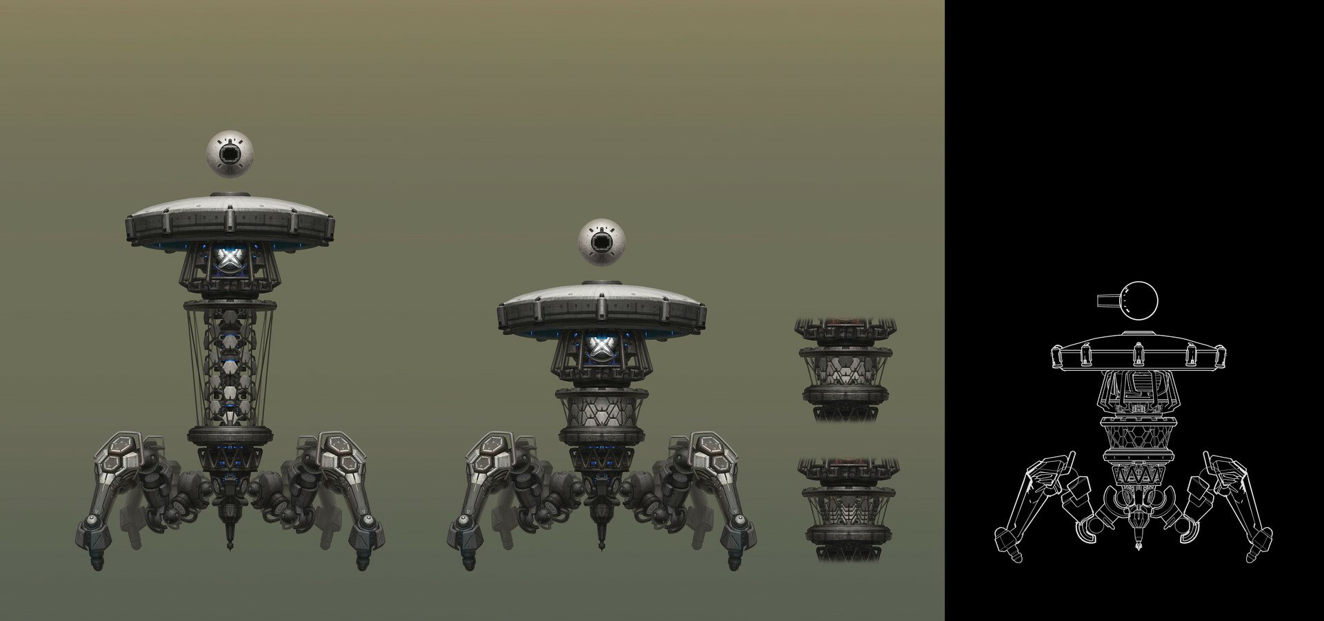 Download Sci Fi Mech Robot Mechanical Concept Art Art