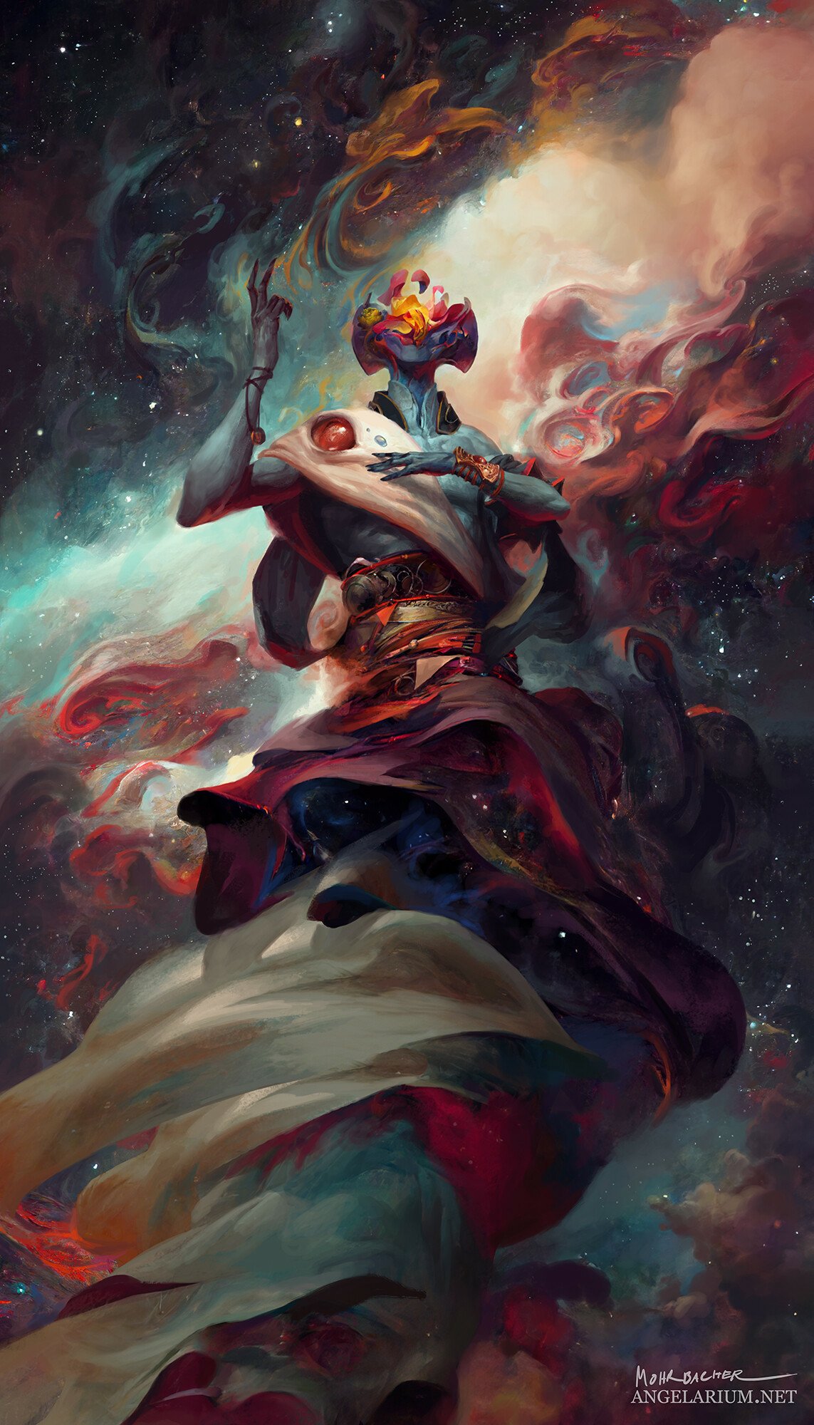 Download Fantasy Immortal Genie Cosmic Digital Art Art
