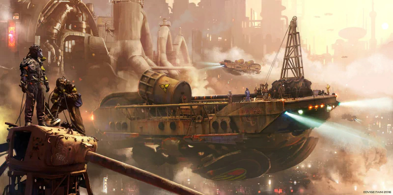  Discharging Port by Edvige Faini