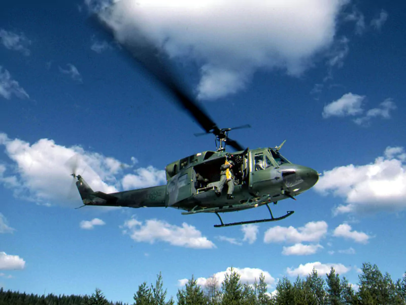military helicopter Bell UH-1 Iroquois Image