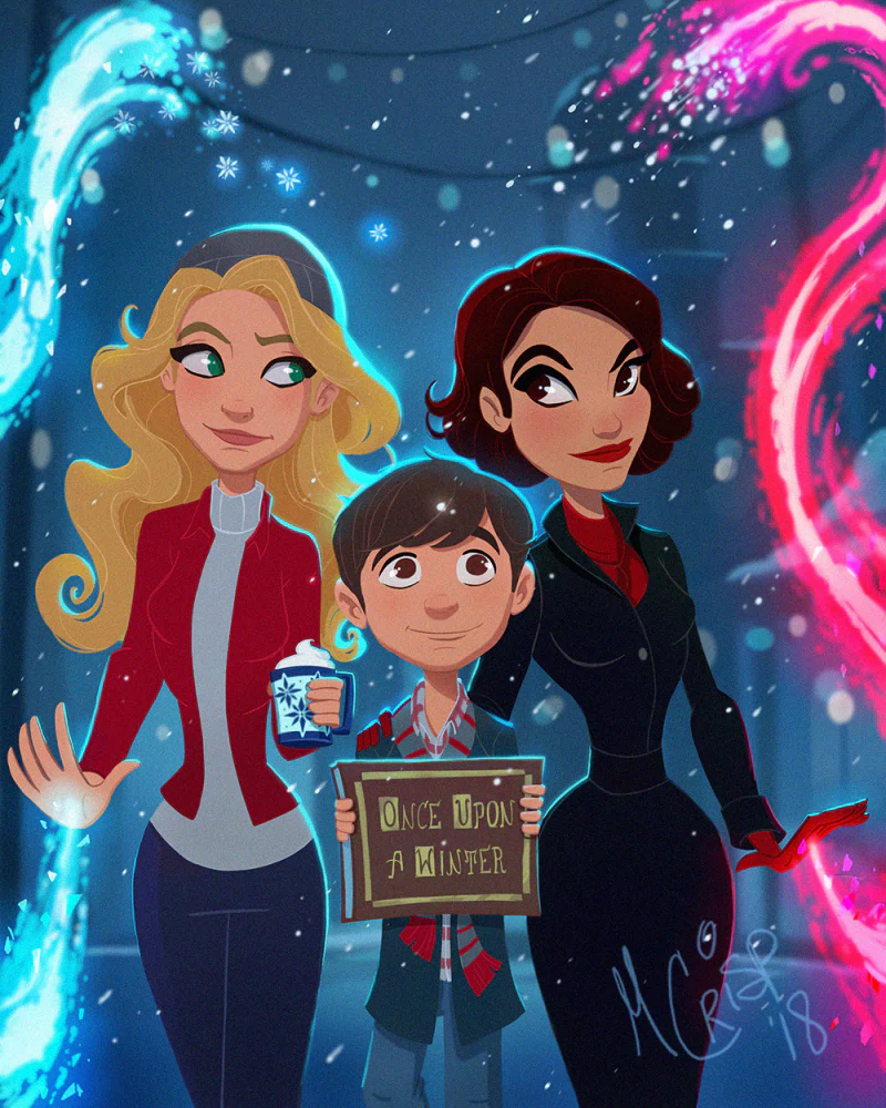 Regina Mills Henry Mills Emma Swan TV Show Once Upon A Time Image