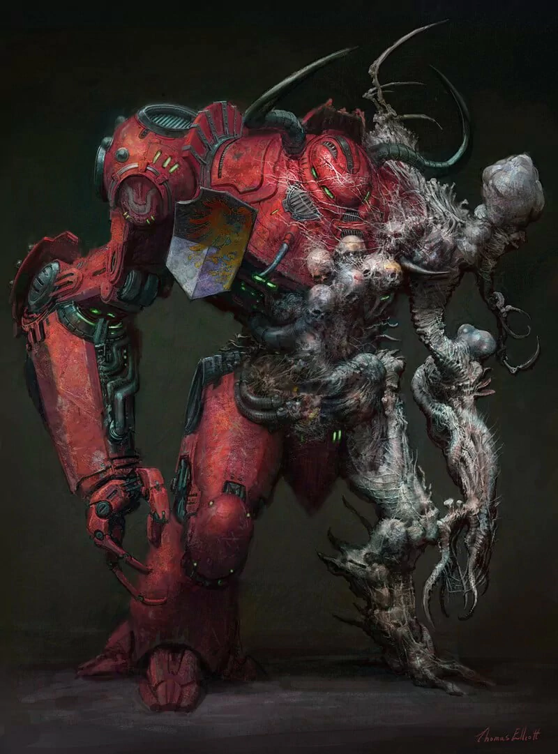  Voltmead Loader Mech with Vril Bone Infection by Thomas Elliott