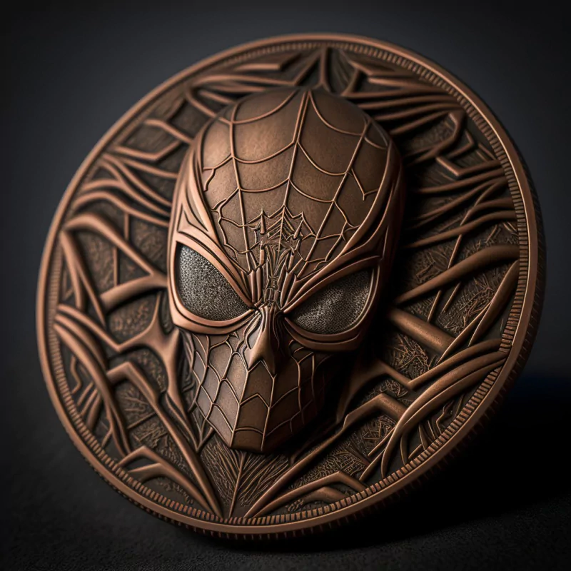 Midjourney Comic spider man Image