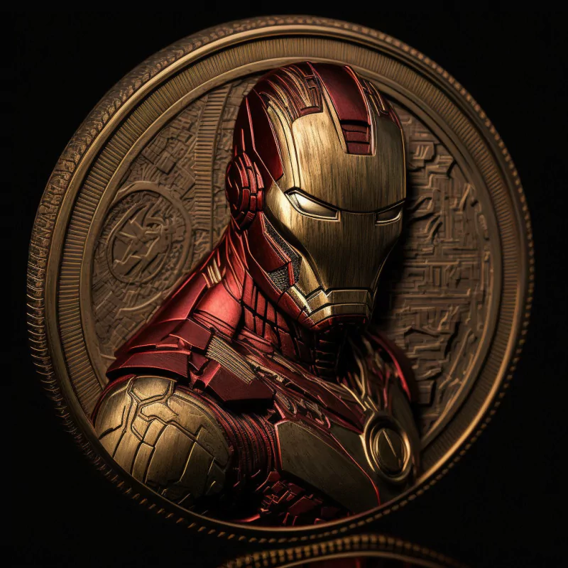 Midjourney movie Iron Man Image