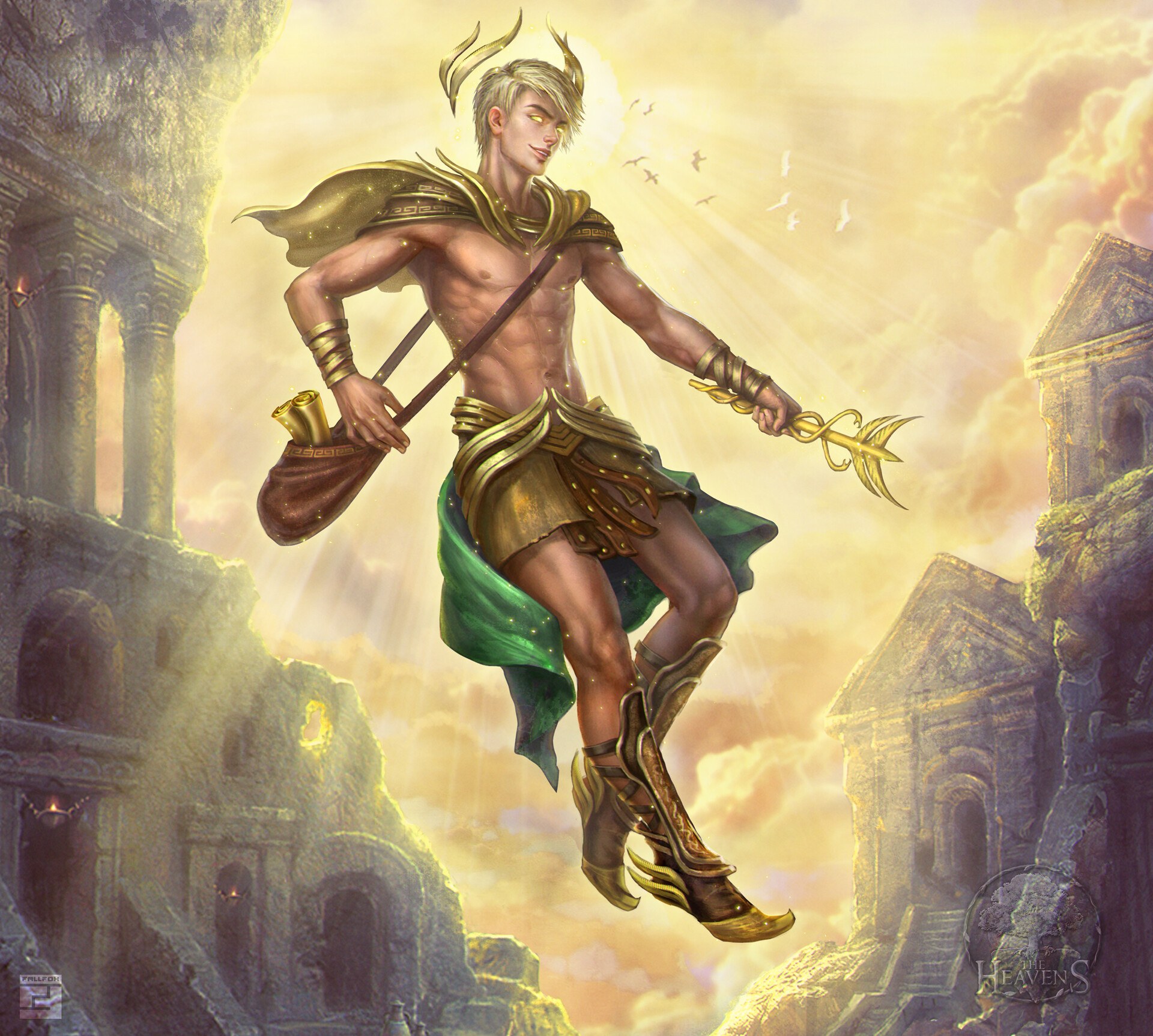 Fantasy Gods Art by fallfox