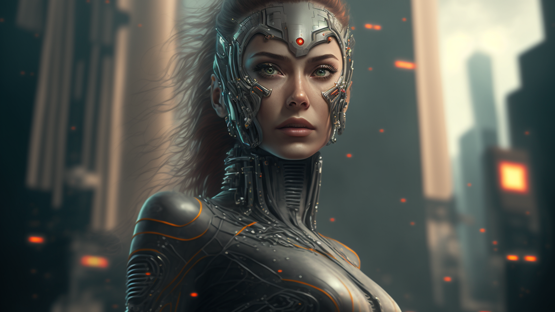 Download Woman Warrior Futuristic Sci Fi Woman Art