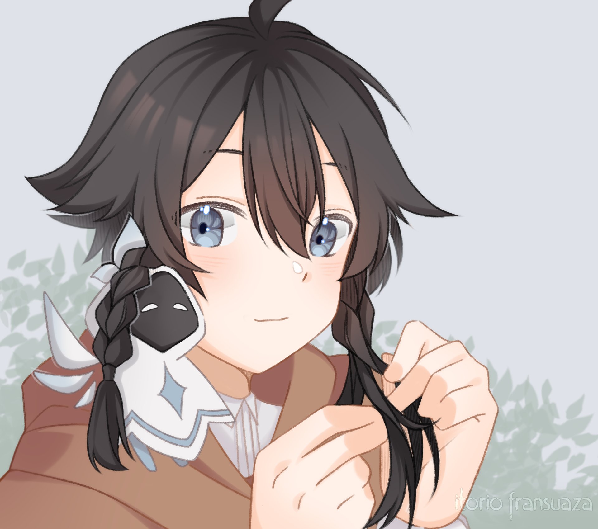 Nameless bard and Venti by Itorio Fransuaza