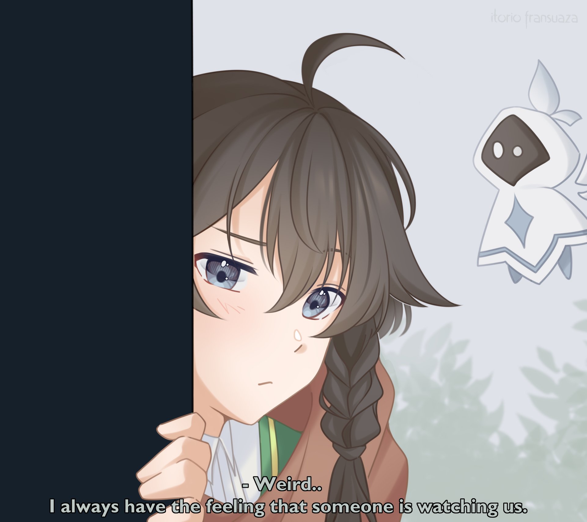 Nameless bard and Venti by Itorio Fransuaza